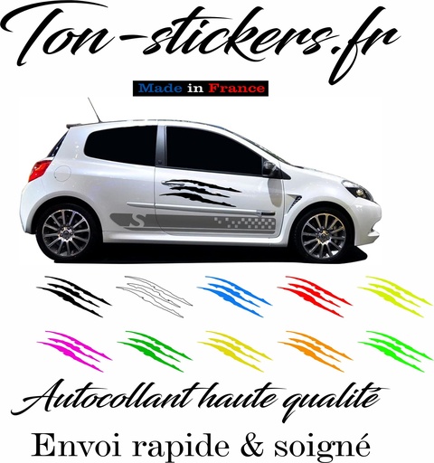 Sticker Autocollant Tendance Griffe