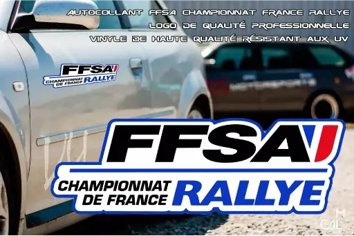 Sticker Autocollant FFSA Rallye France